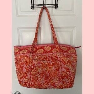 Vera Bradley Raspberry Fizz Iconic Miller Bag
